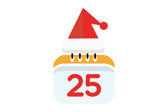 Christmas Calendar Paper Illustration