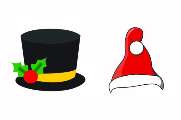 Christmas Cap Soft Illustration Vectors