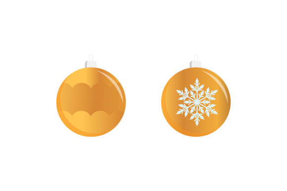 Christmas Decoration Ornaments Set Illustrations