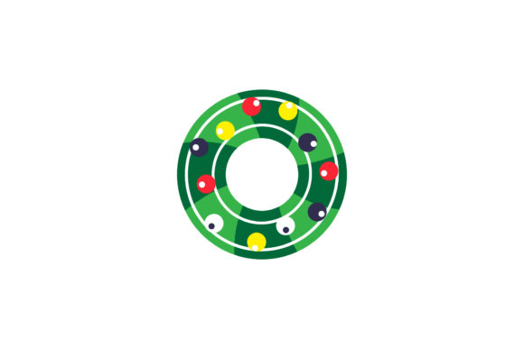 Christmas Flat Decorations Illustrations