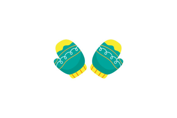 Christmas Gloves Vector Assets
