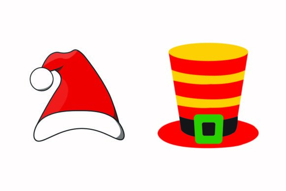 Christmas Hat Illustration for Crafting