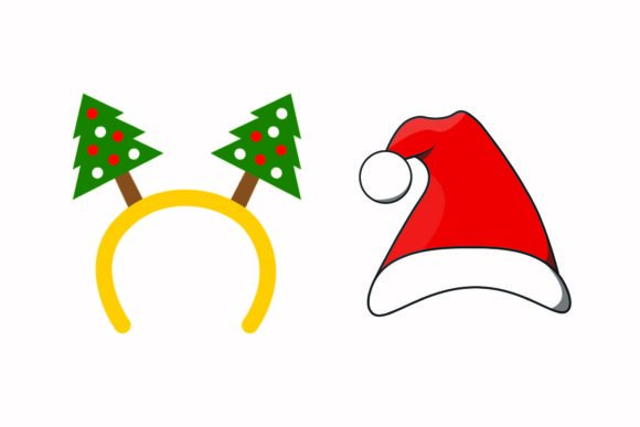 Christmas Headband Costume Illustrations
