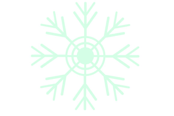 Christmas Snowflakes Flat Illustration Freebies