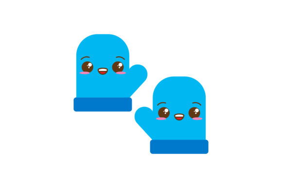 Cute Gloves Illustration for Seasonal Design