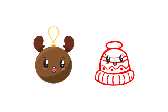 Ornaments and Bell Christmas Asset Set